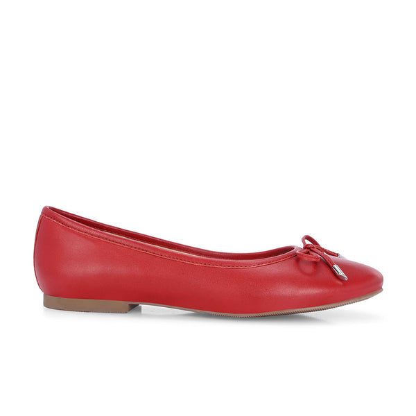Classic Leather Bow ballerinas