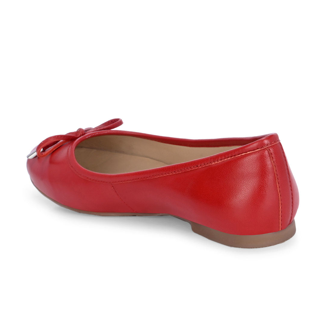Classic Leather Bow ballerinas