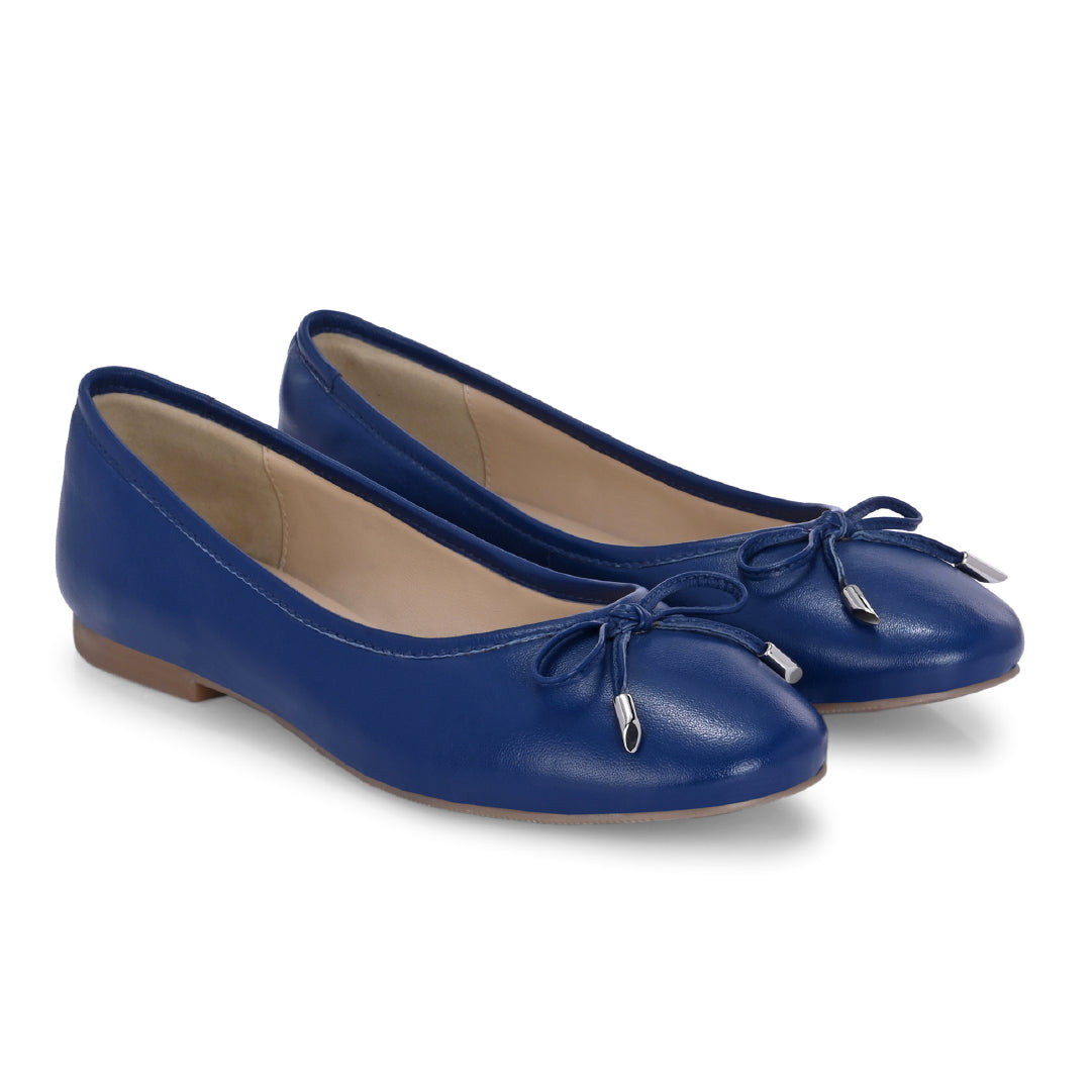 Classic Leather Bow ballerinas