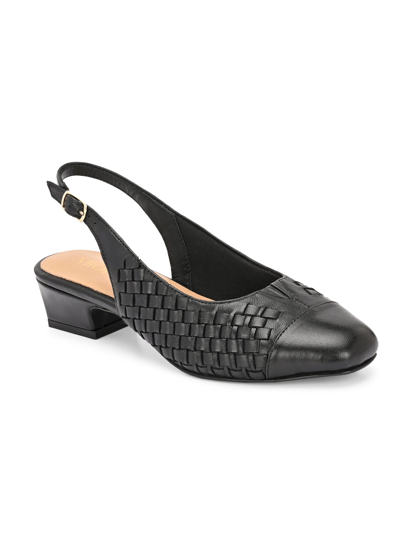 Darcy Leather Comfort Heels