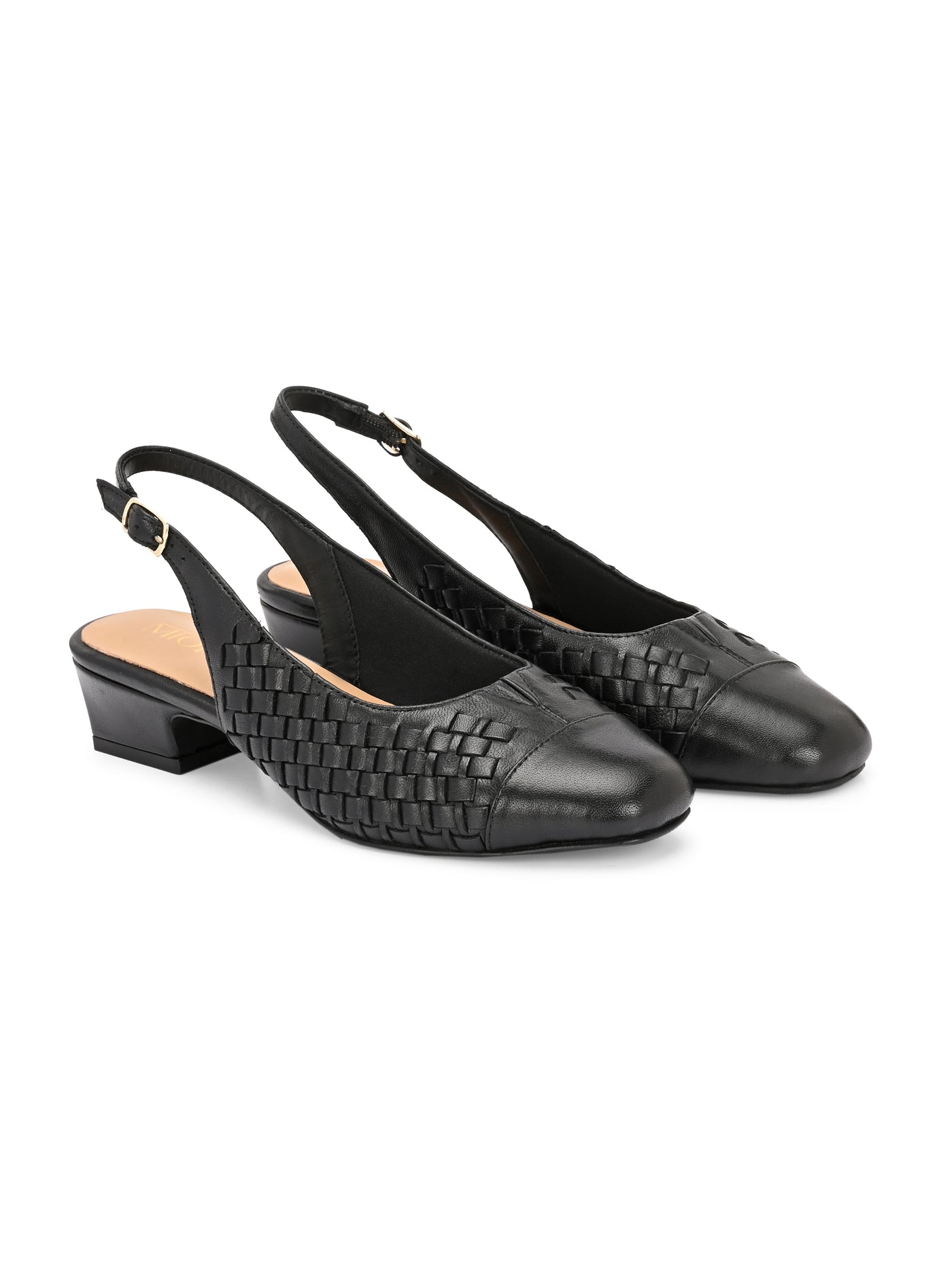 Darcy Leather Comfort Heels