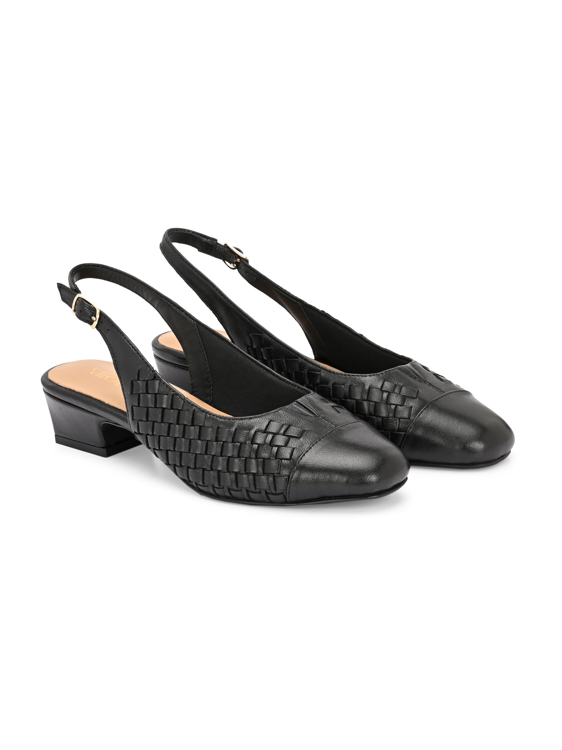 Darcy Leather Comfort Heels