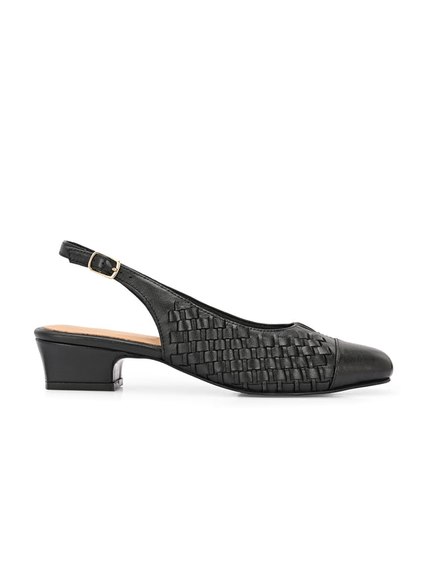 Darcy Leather Comfort Heels
