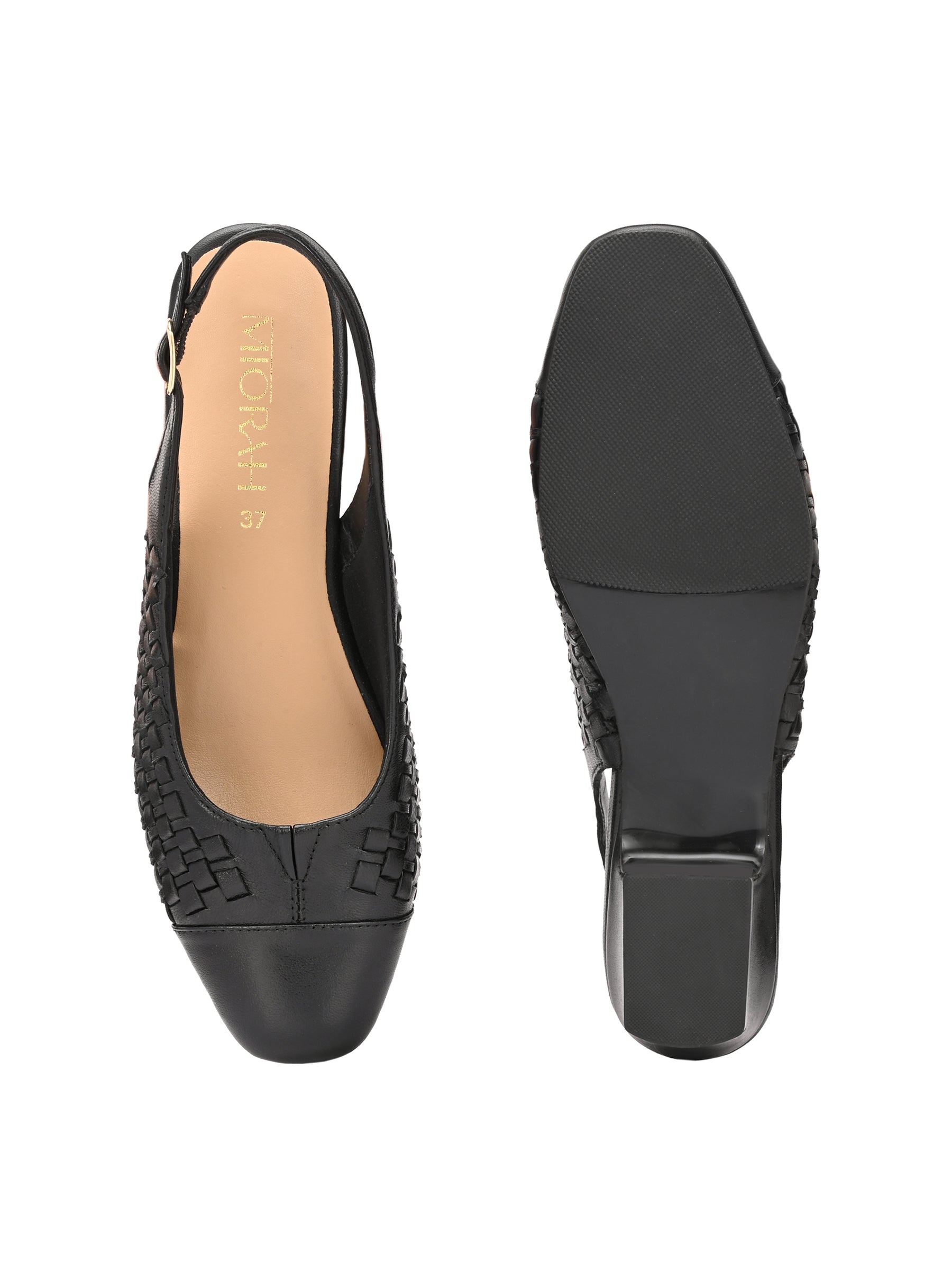 Darcy Leather Comfort Heels
