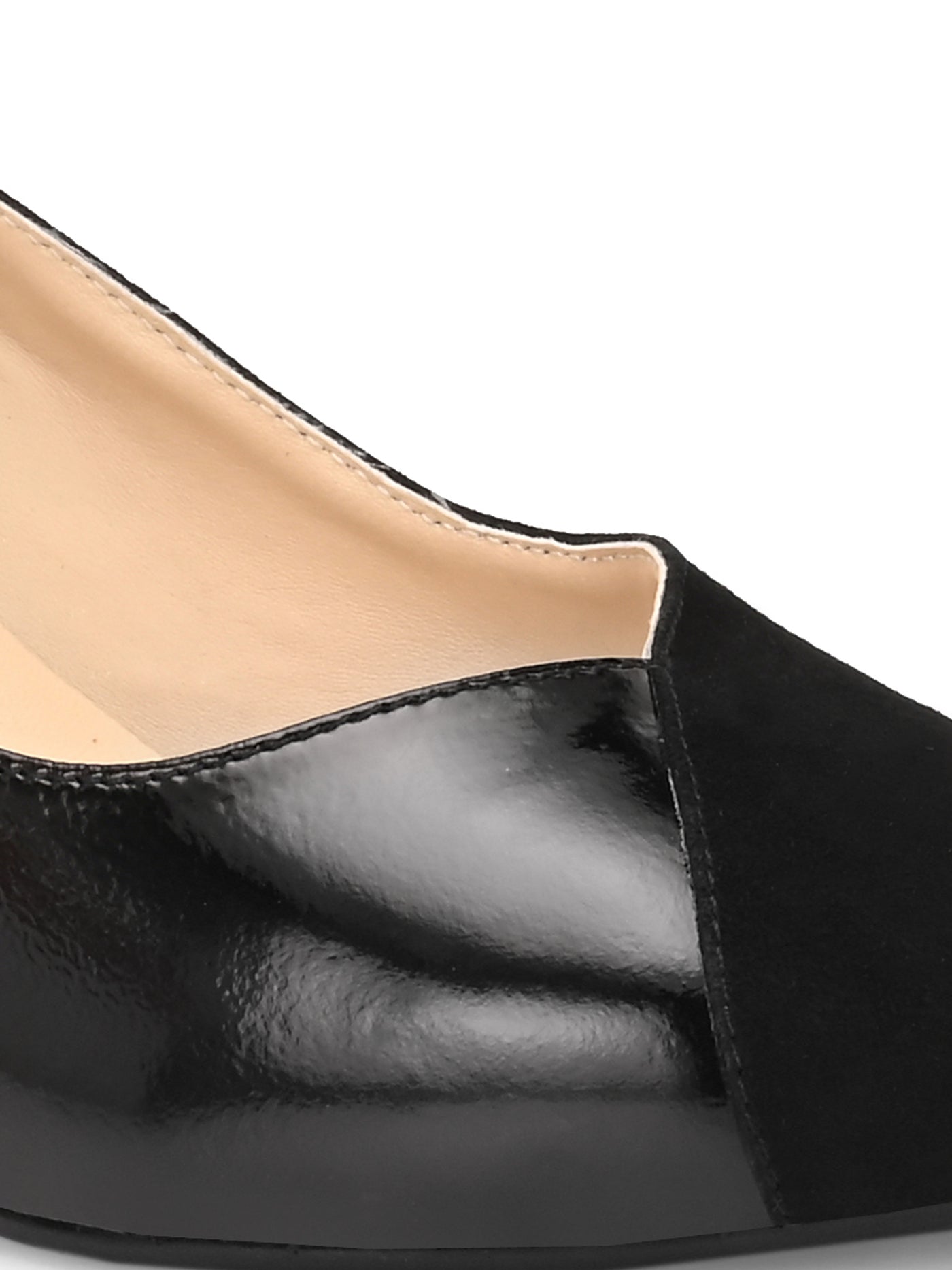 Kylie Black Leather Pumps