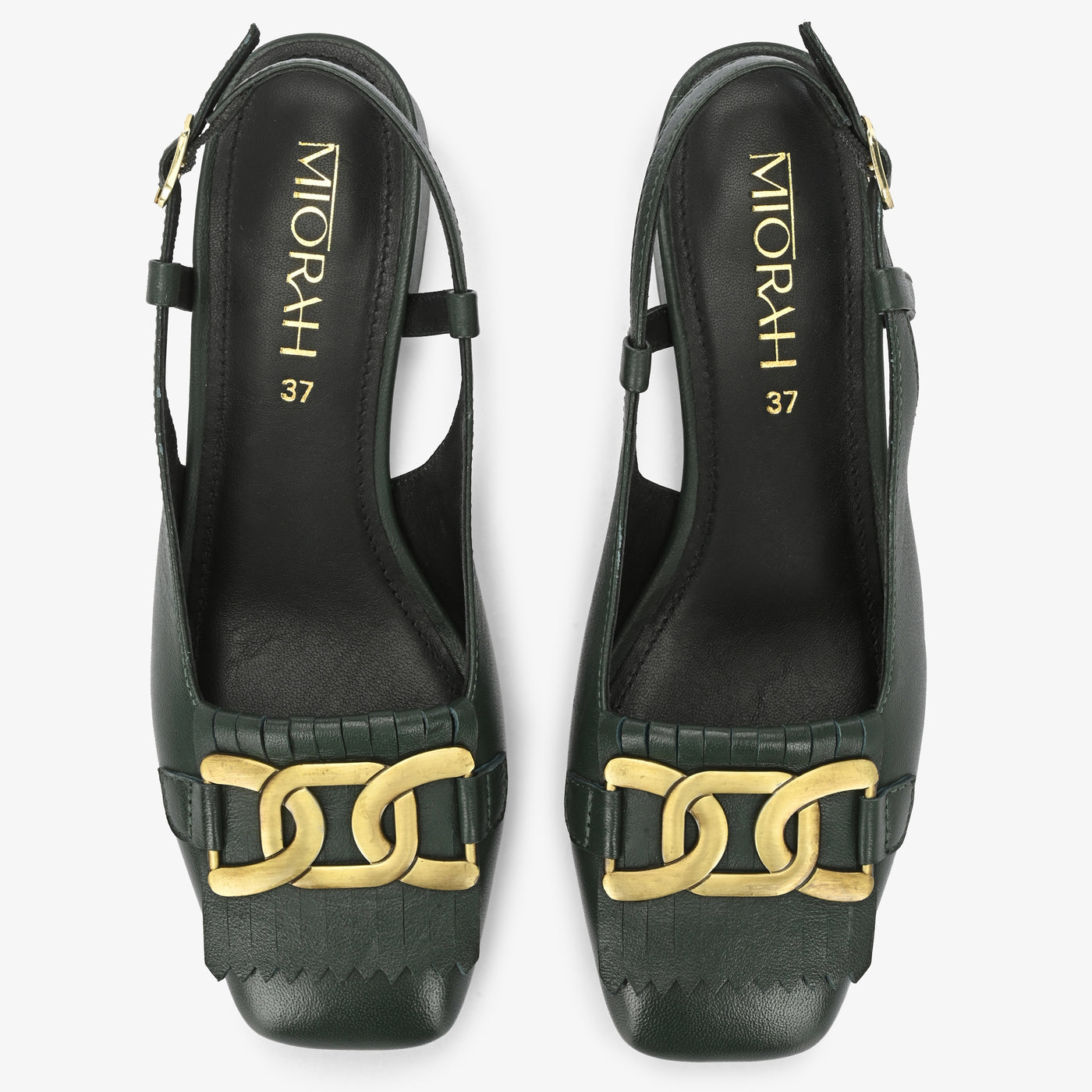 Astra Leather Block Heels