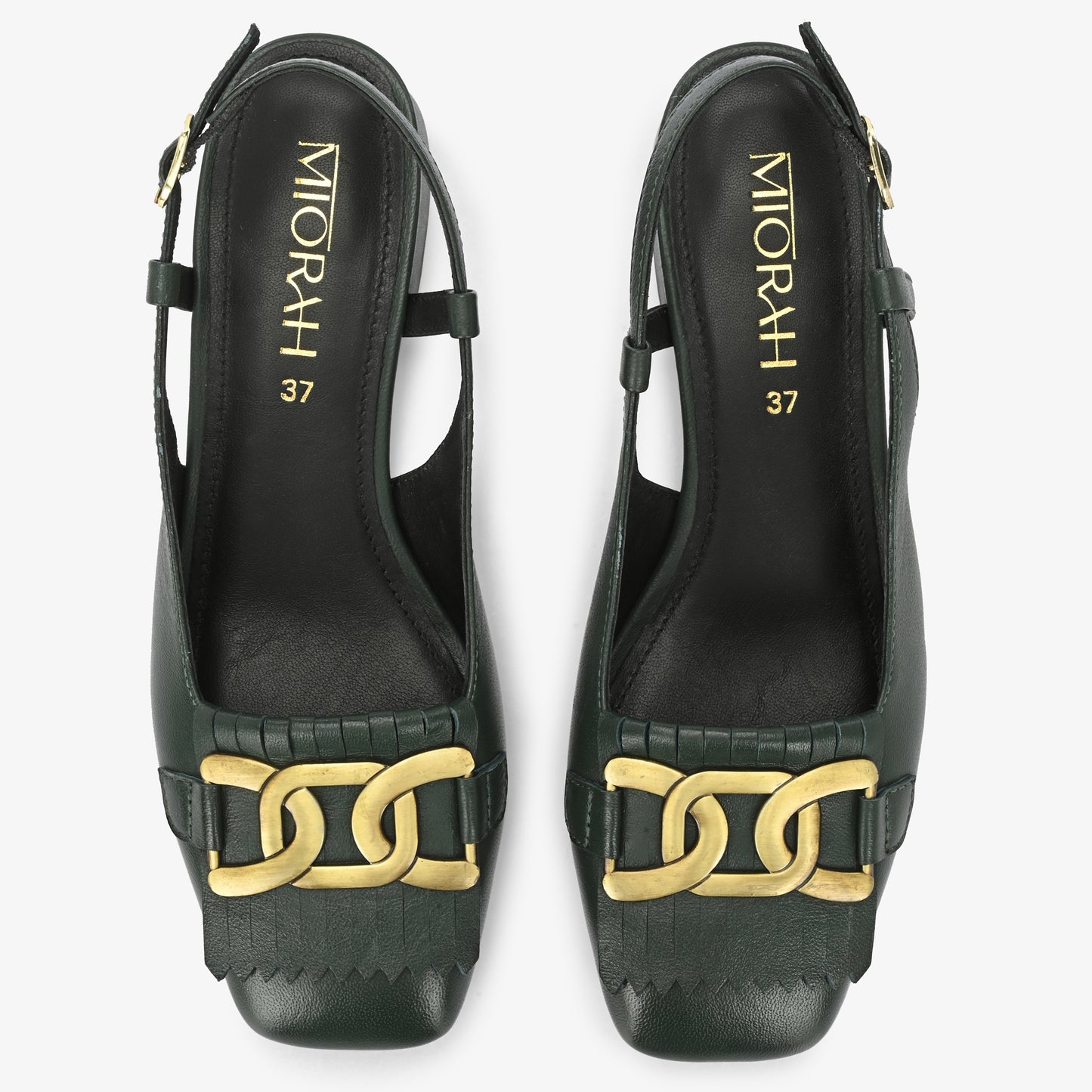 Astra Leather Block Heels