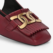 Astra Leather Block Heels