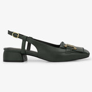 Astra Leather Block Heels
