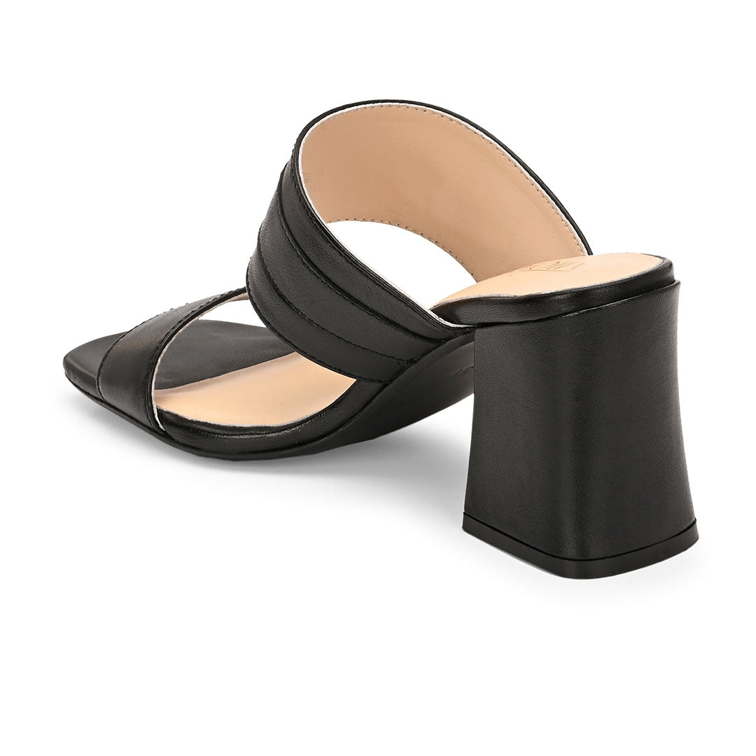 Velora Leather Block Heels