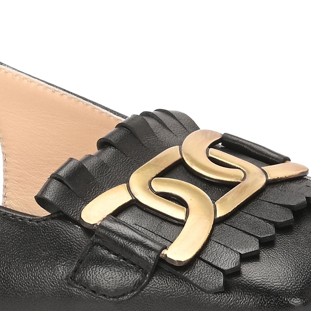 Astra Leather Block Heels