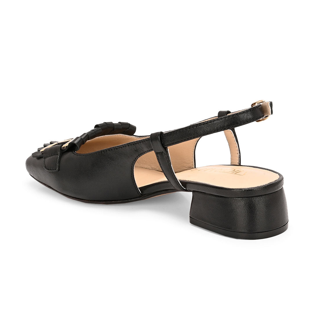 Astra Leather Block Heels