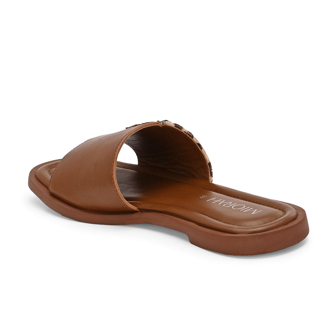 Mia Leather Buckle Flats