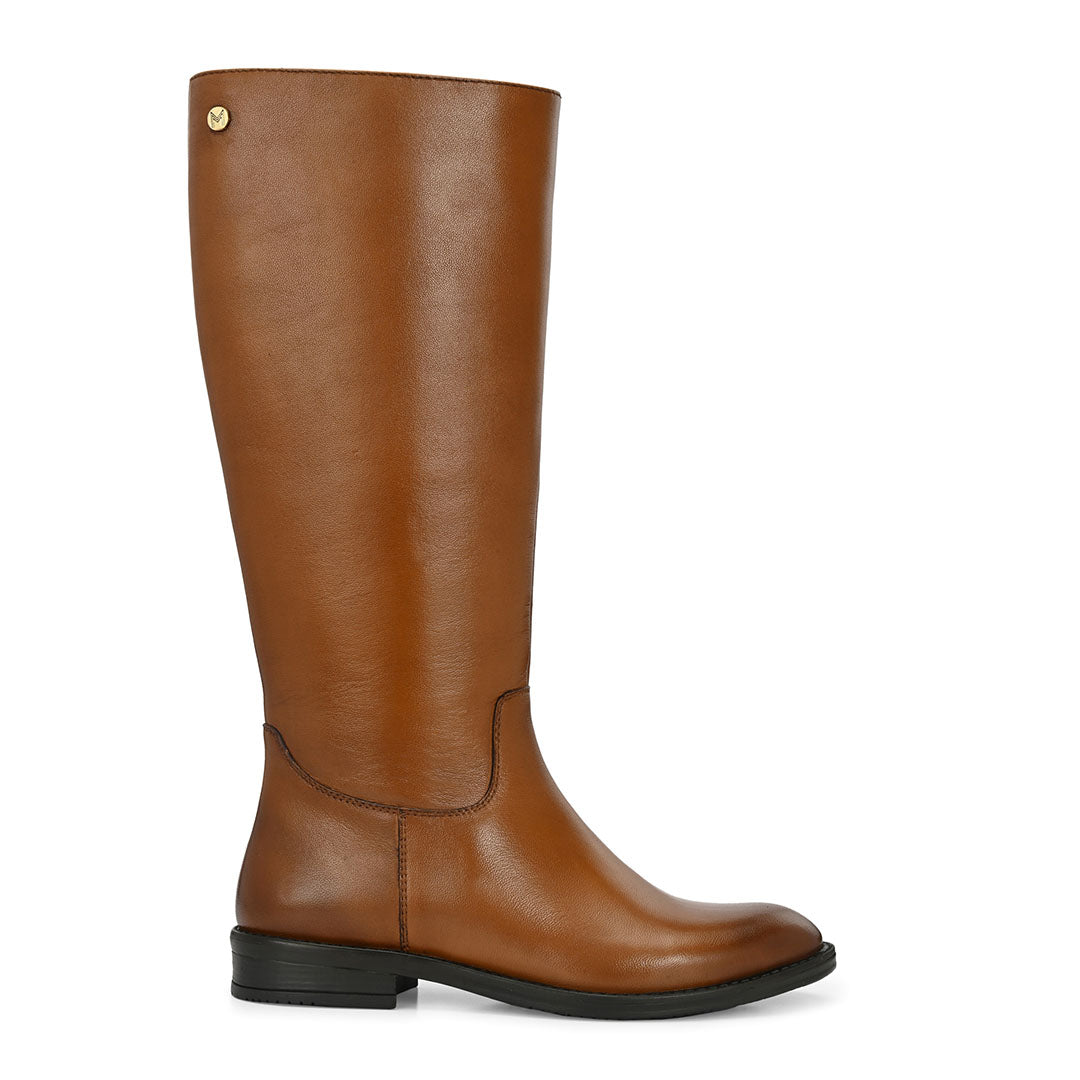 Blaire Leather Knee High Boots