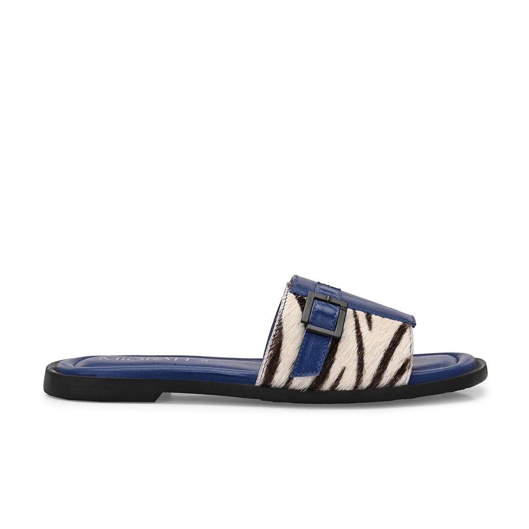 Mia Leather Buckle Flats