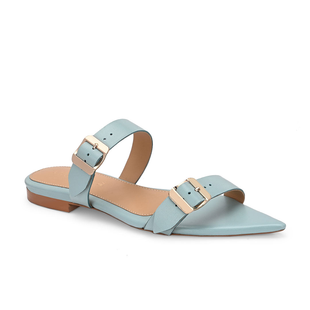 Cleo Leather Pointed Flats