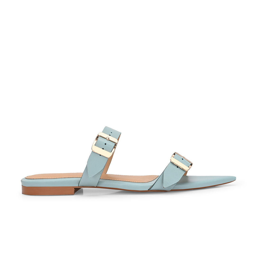 Cleo Leather Pointed Flats