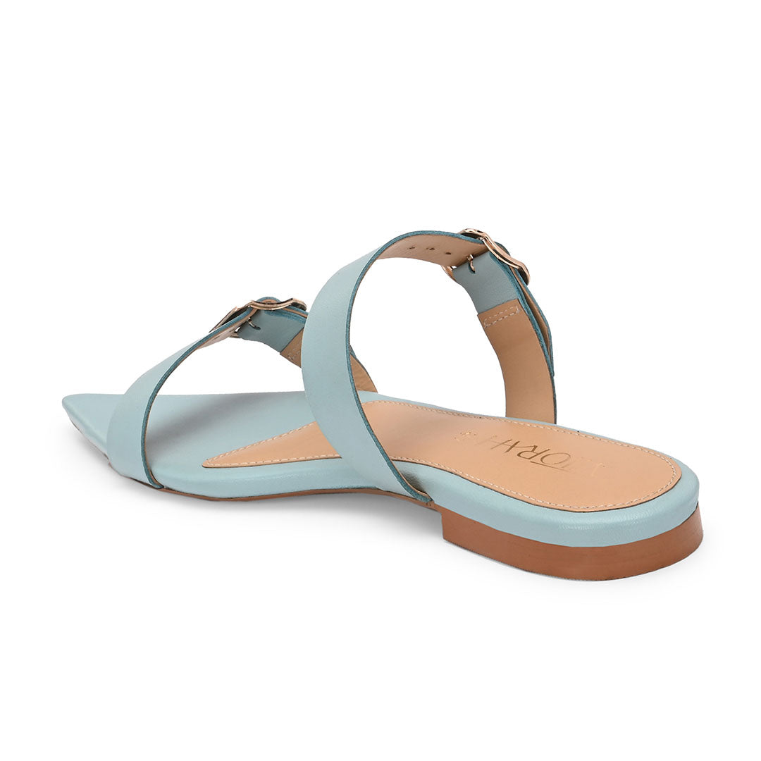 Cleo Leather Pointed Flats