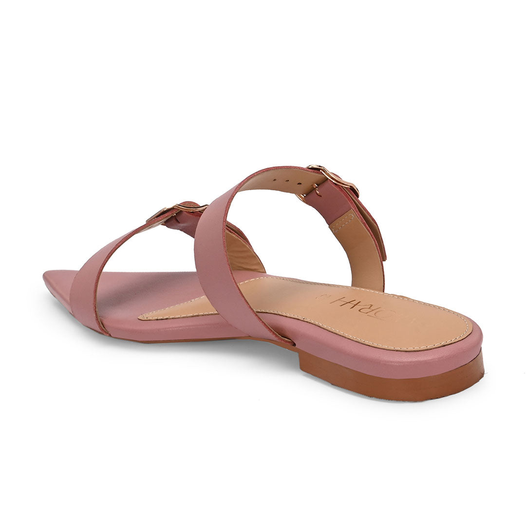 Cleo Leather Pointed Flats