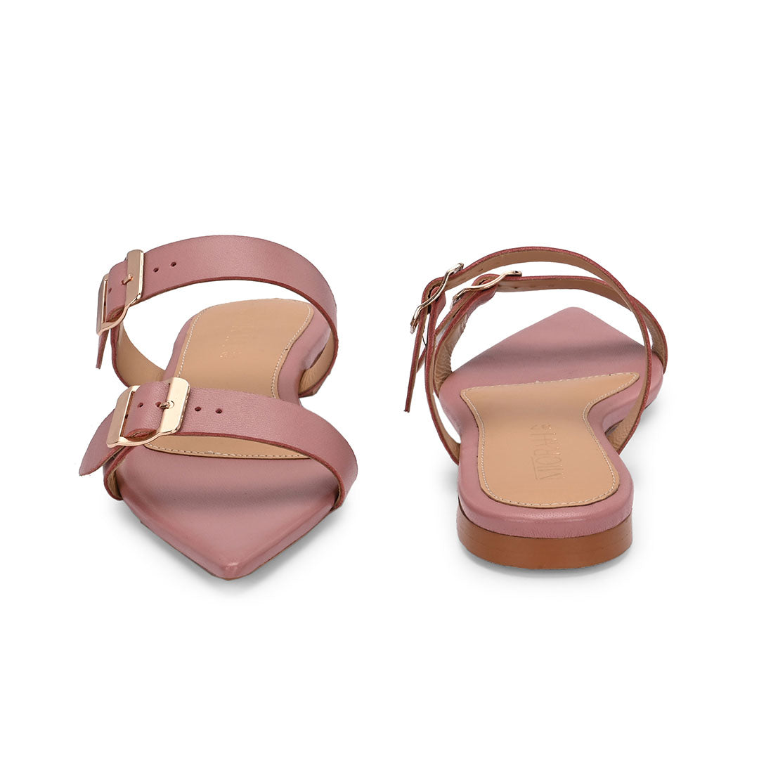 Cleo Leather Pointed Flats