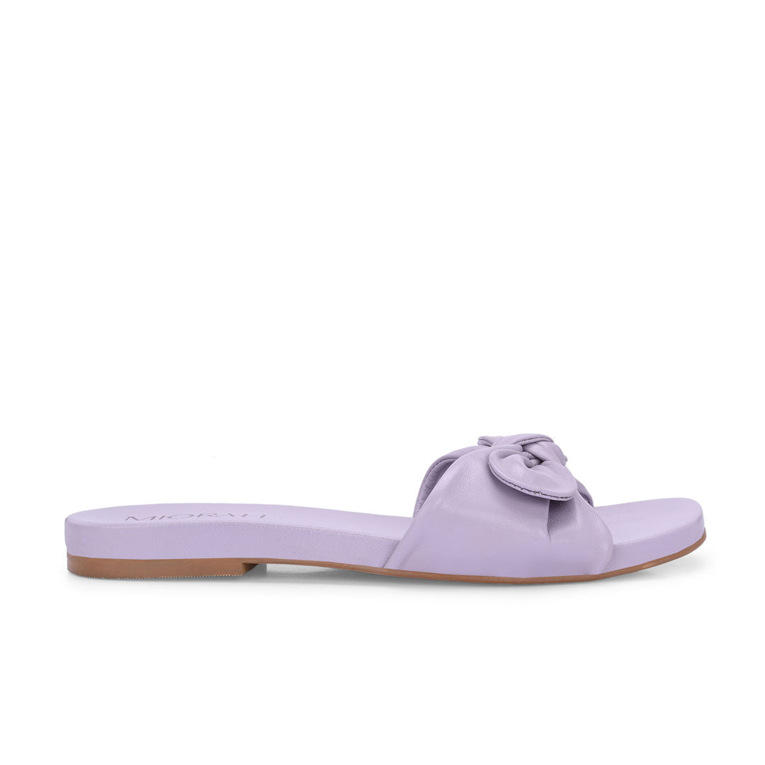 Mist Leather Comfort Flats