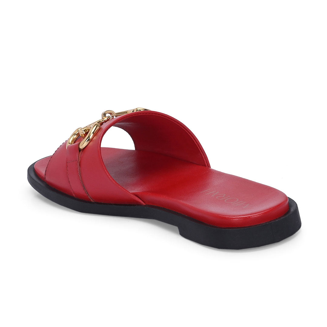 Flutter Leather Comfort Flats