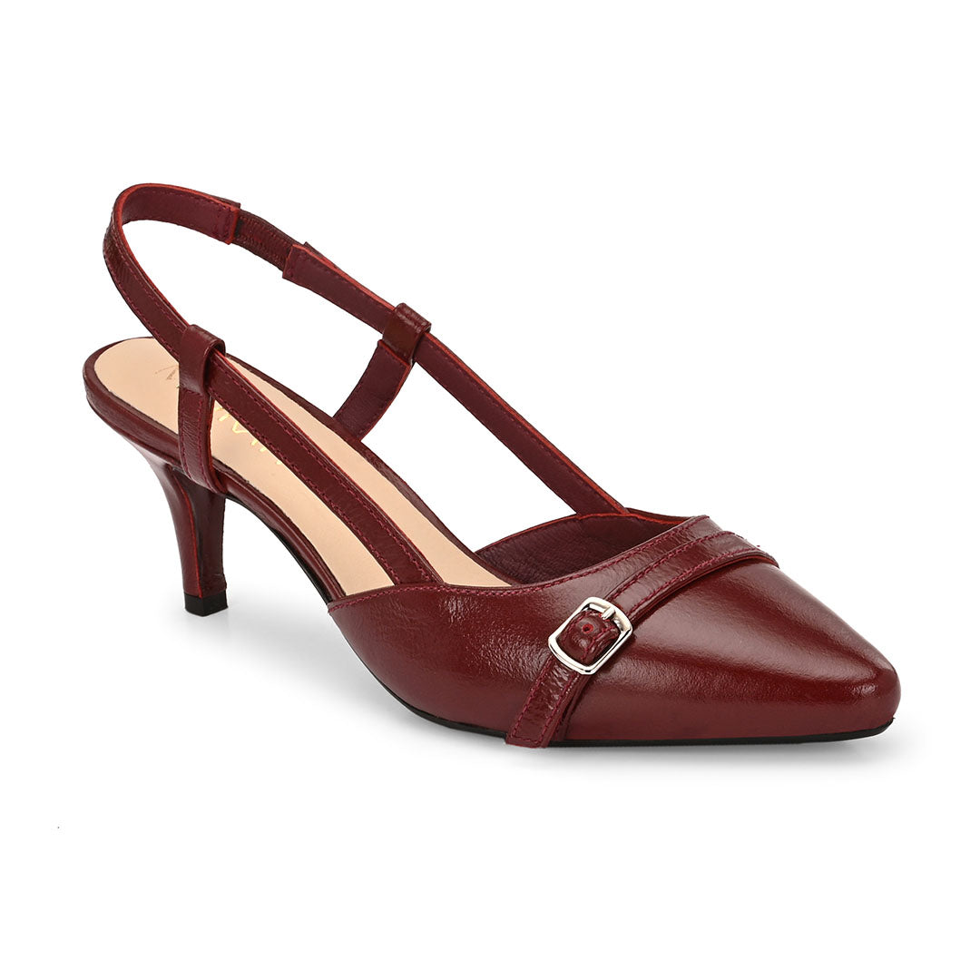 Mindy Leather Patent Pumps