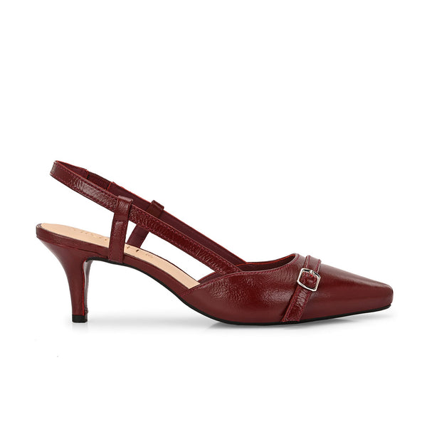 Mindy Leather Patent Pumps