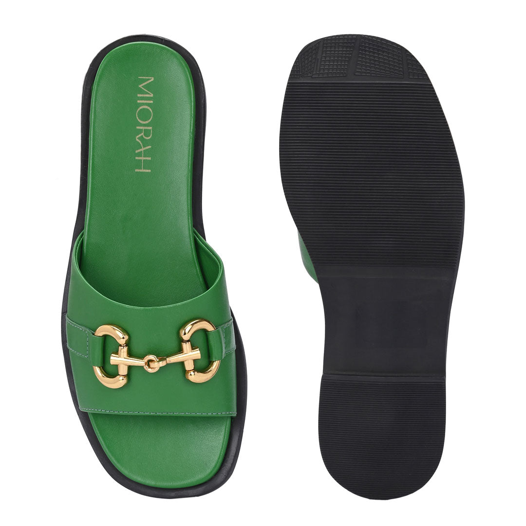 Flutter Leather Comfort Flats