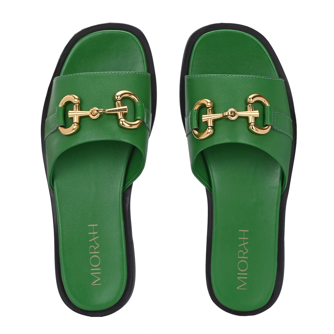 Flutter Leather Comfort Flats
