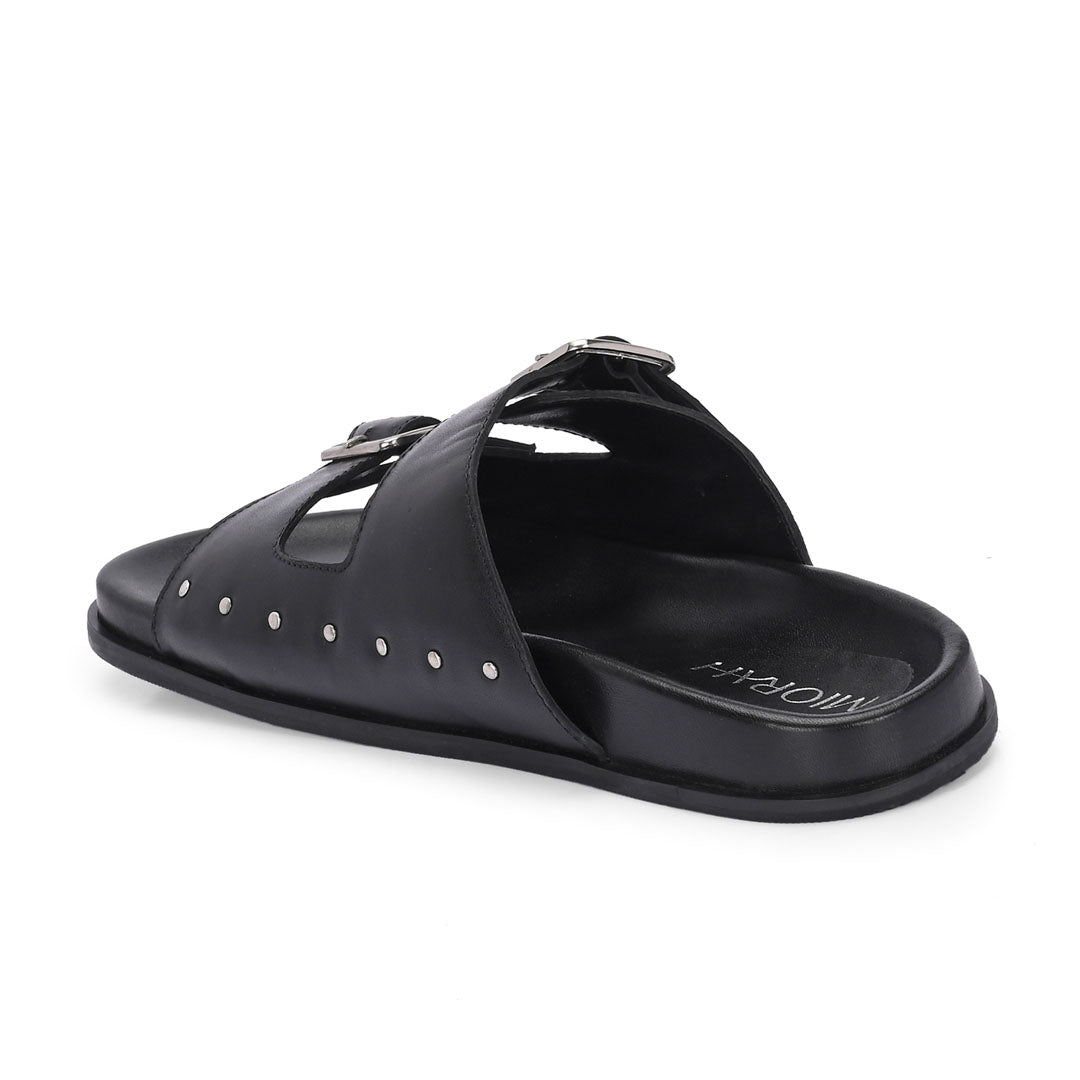 Solace Footbed Leather Comfort Sandals