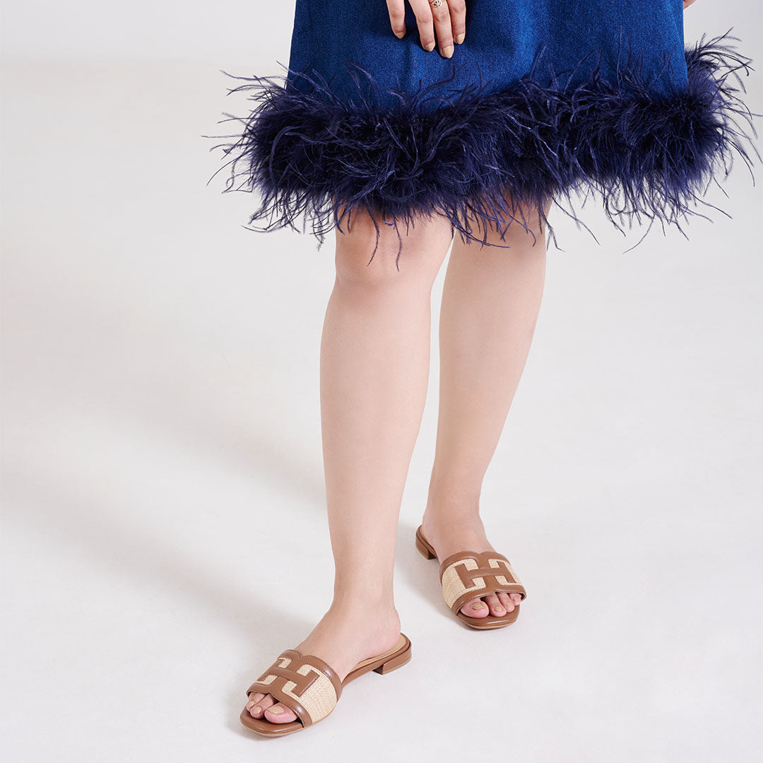 Kiara Leather Comfort Flats