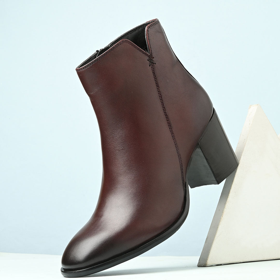 Luna Leather Ankle Boots