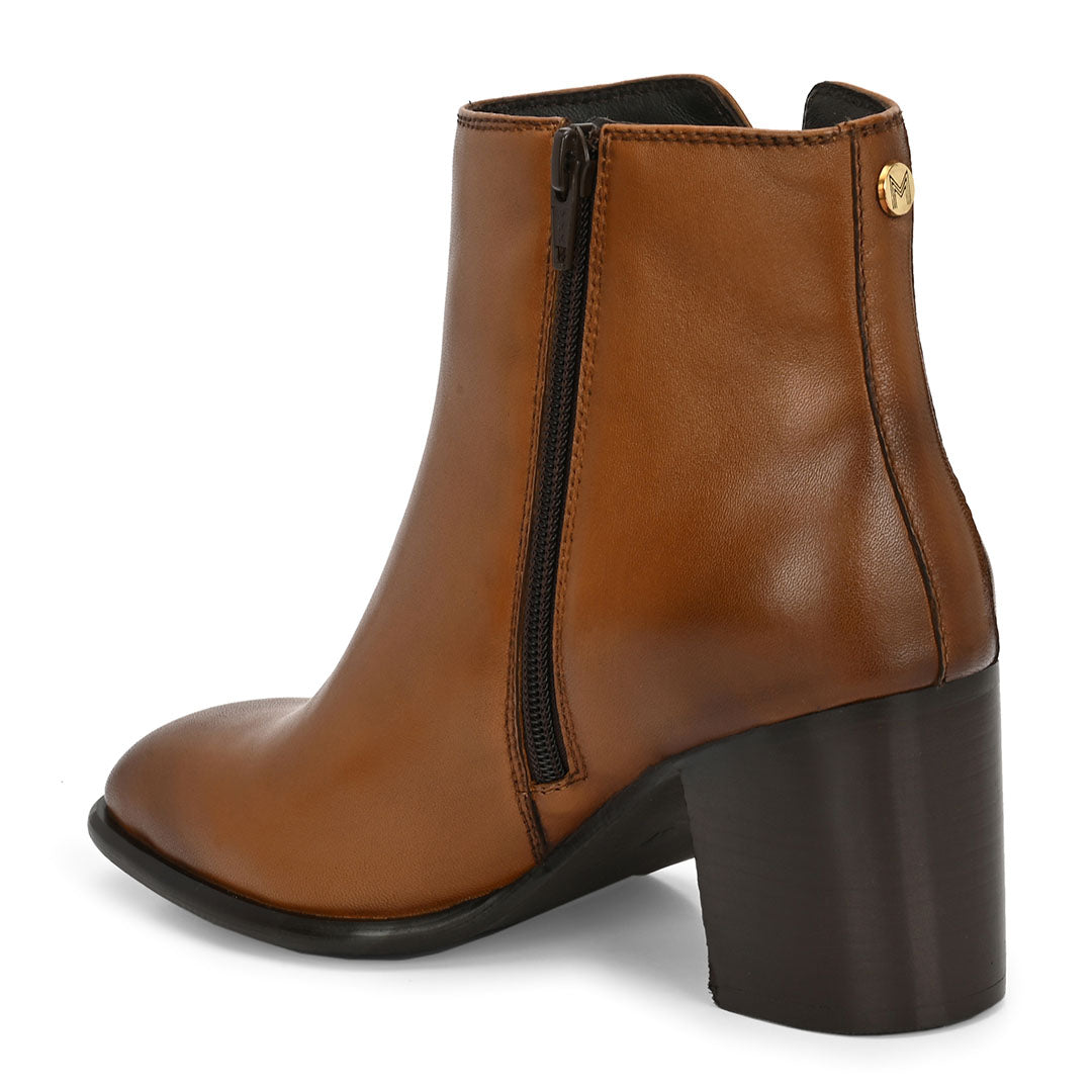 Luna Leather Ankle Boots