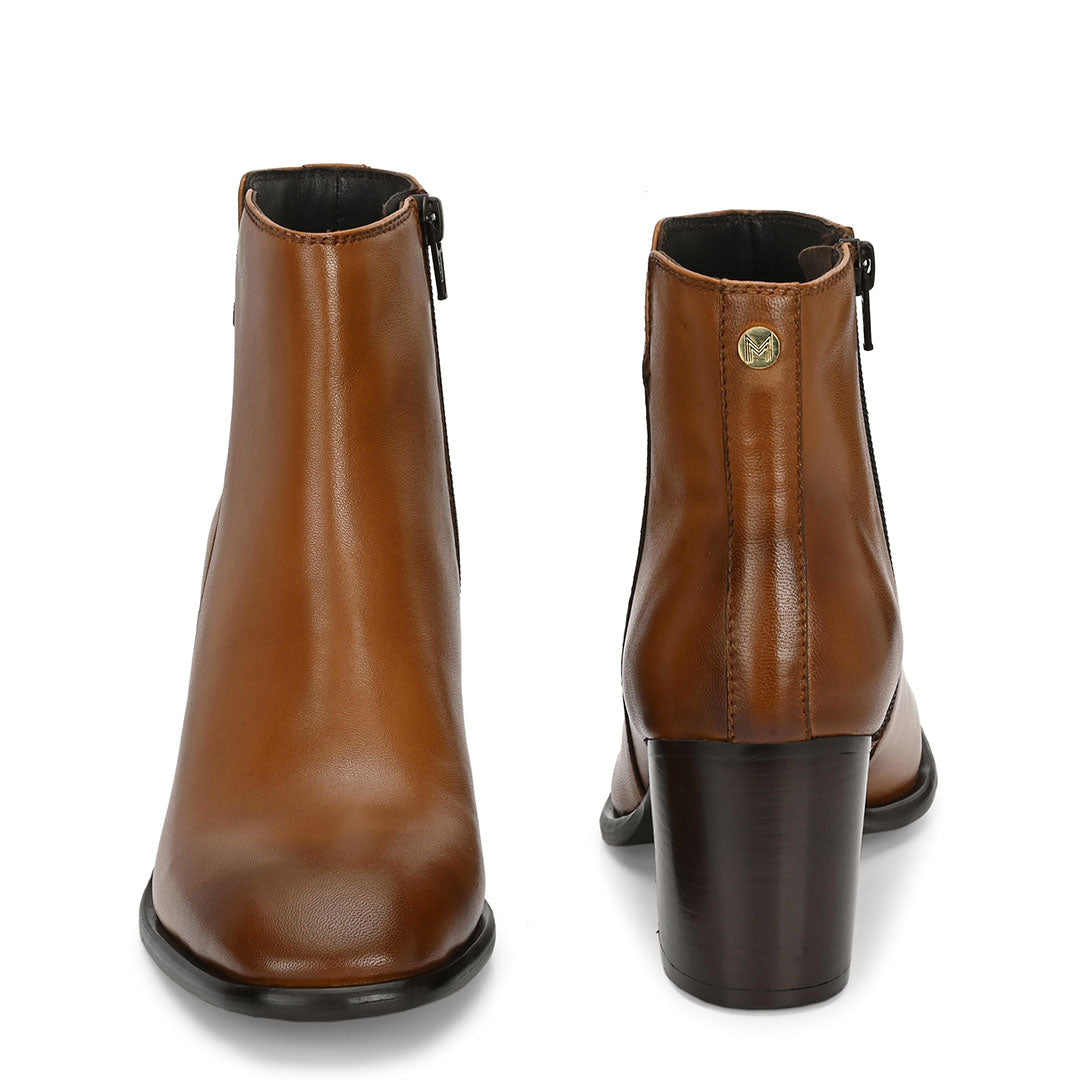 Luna Leather Ankle Boots